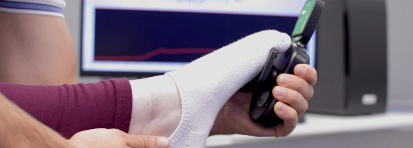 Hand Held Dynamometer for Research Studies of Ankle Flexion/Extension