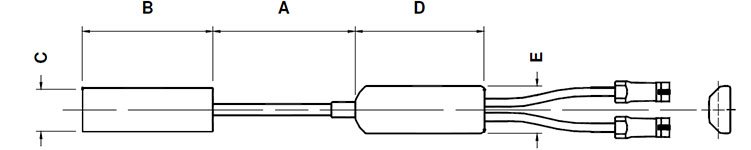 Schéma du goniomètre filaire à deux axes