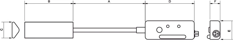 Wireless Twin-Axis Goniometer Diagram