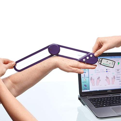 Large Digital Goniometer (N400) measuring wrist range of motion