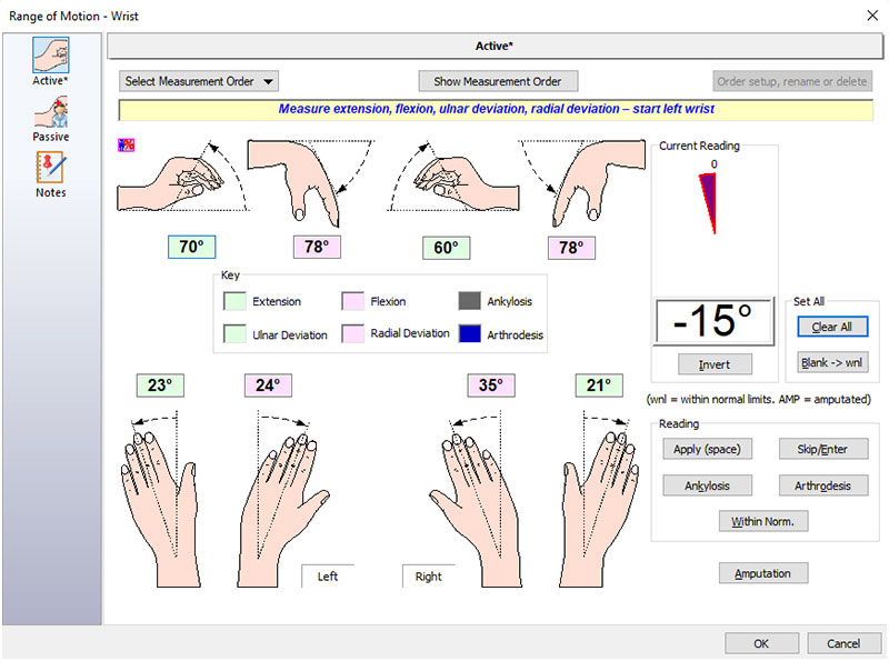 ELINK Digital Goniometers for Physiotherapy